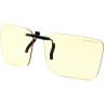 GUNNAR office/gaming glasses CLIP-ON ONYX * amber lenses * BLF 65 * NATURAL focus