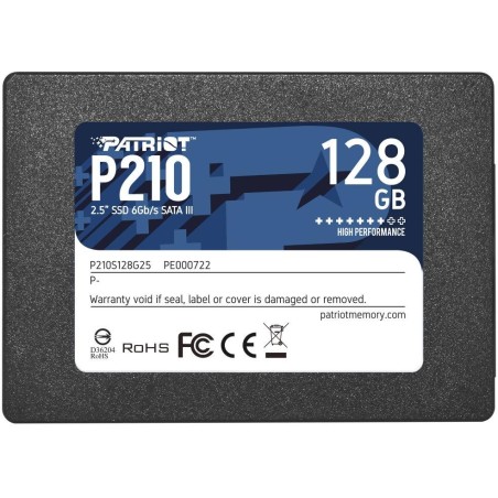 PATRIOT P210 128GB SSD / 2,5" / Interní / SATA 6GB/s / 7mm