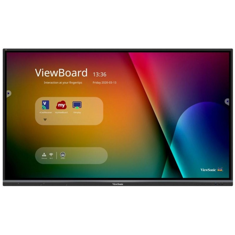 ViewSonic Flat Touch Display IFP5550-3/ 55"/ UHD/ 16/7 /350cd / Android 3-32/  OPS/ HDMI/ VGA/ HDMIout