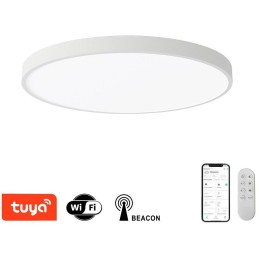 IMMAX NEO LITE SEMPLICI SMART stropní svítidlo 60cm 60W 4500 lm, s podporou BEACON, Wi-Fi, TUYA, bílé