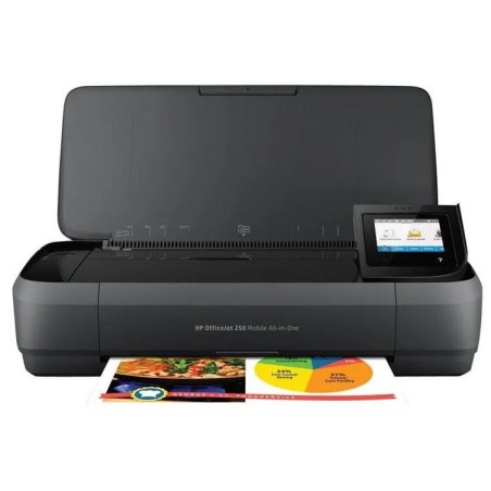 HP Officejet 250 mobilní/ PSC/ A4/ 10/7 ppm/ 4800x1200dpi/ USB/ wifi/ ADF