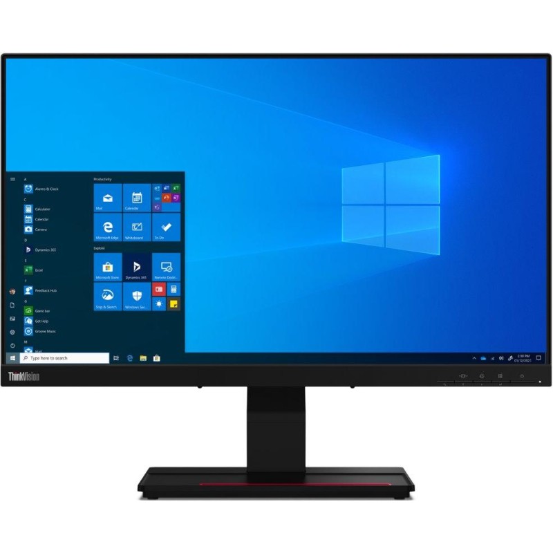 Lenovo T24t-20/ 23,8" IPS touch/ 16:9/ 1920 x 1080 FHD/ 300cd/m2/ 1000:1 / 4ms/ HDMI/ DP/ USB/USB-C / černý
