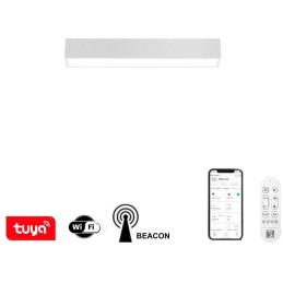 IMMAX NEO LITE LUNGO SMART stropní svítidlo 58cm 20W 1520lm, s podporou BEACON, Wi-Fi, TUYA, bílé