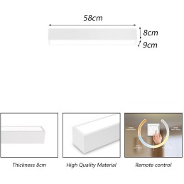 IMMAX NEO LITE LUNGO SMART stropní svítidlo 58cm 20W 1520lm, s podporou BEACON, Wi-Fi, TUYA, bílé