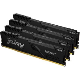 KINGSTON FURY Beast Black 32GB DDR4 3600MT/s / CL17 / DIMM KIT 4x 8GB