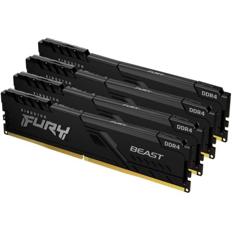 KINGSTON FURY Beast Black 64GB DDR4 3600MT/s / CL18 / DIMM KIT 4x 16GB