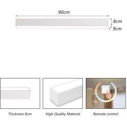 IMMAX NEO LITE LUNGO SMART stropní svítidlo 90cm 29W  2204lm, s podporou BEACON, Wi-Fi, TUYA, bílé