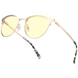 GUNNAR kancelářske/herní brýle APEX GOLD/MARBLE * jantárová skla * BLF 65 * GUNNAR focus