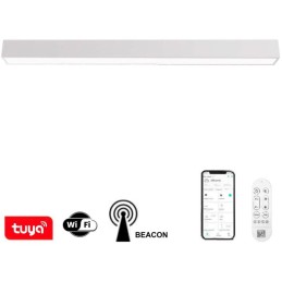 IMMAX NEO LITE LUNGO SMART stropní svítidlo 120cm 38W  2882lm, s podporou BEACON, Wi-Fi, TUYA, bílé