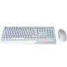 Zestaw klawiatura i mysz gamingowa MSI VIGOR GK30 COMBO BIAŁY/ przewodowy/ biały/ podświetlenie RGB/ USB/ układ CZ+SK