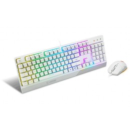 MSI herní set klávesnice s myší VIGOR GK30 COMBO WHITE/ drátový/ bílý/ RGB podsvícení/ USB/ CZ+SK layout