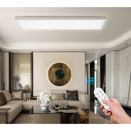 IMMAX NEO LITE FRAME SMART stropní svítidlo 120x30cm, IP44, CCT, s podporou BEACON, Wi-Fi, TUYA, bílé