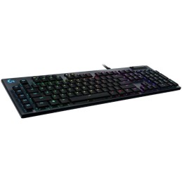Logitech herní klávesnice G815 LIGHTSYNC RGB/ mechanická/ drátová/ GL taktilní/ USB/ UK layout/ Carbon