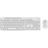 Logitech set MK295/ Wireless keyboard + mouse/ 2.4GHz/ USB receiver/ US/ white
