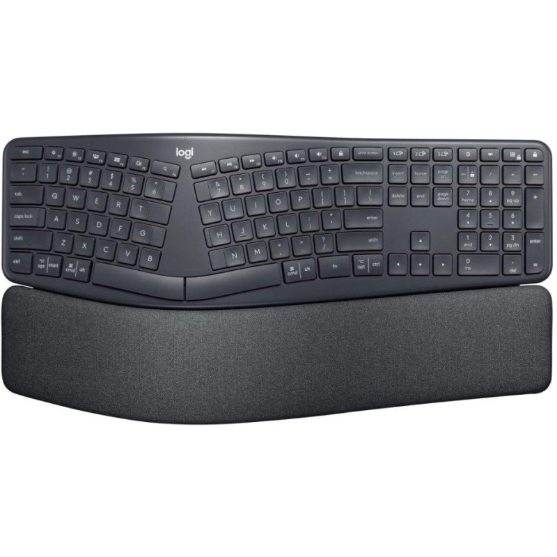 Logitech klávesnice ERGO K860/ Bezdrátová/ Bluetooth/ EN layout/ černá