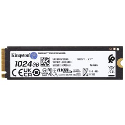 KINGSTON KC3000 1TB SSD (1024GB)  / NVMe M.2 PCIe Gen4 / Interní / M.2 2280 / chladič