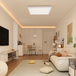 IMMAX NEO LITE FRAME SMART stropní svítidlo 60x60cm , IP44, CCT, s podporou BEACON, Wi-Fi, TUYA, bílé