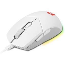 MSI herní myš CLUTCH GM11 WHITE Gaming/ 5.000 dpi/ RGB Lighting/ 6 tlačítek/ USB