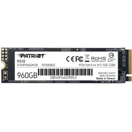 PATRIOT P310 960GB SSD / Interní / M.2 PCIe Gen3 x4 NVMe 1.3 / 2280