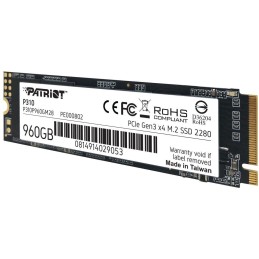 PATRIOT P310 960GB SSD / Interní / M.2 PCIe Gen3 x4 NVMe 1.3 / 2280