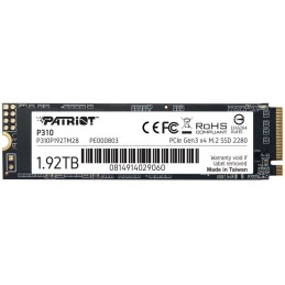 PATRIOT P310 1,92TB SSD / Interní / M.2 PCIe Gen3 x4 NVMe 1.3 / 2280