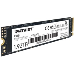 PATRIOT P310 1,92TB SSD / Interní / M.2 PCIe Gen3 x4 NVMe 1.3 / 2280