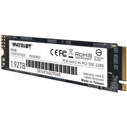 PATRIOT P310 1,92TB SSD / Interní / M.2 PCIe Gen3 x4 NVMe 1.3 / 2280