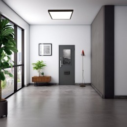 IMMAX NEO LITE FRAME SMART stropní svítidlo 60x60cm, IP44, CCT,  s podporou BEACON, Wi-Fi, TUYA, černé