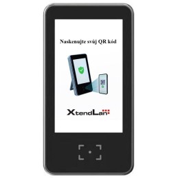 XtendLan samoobslužná čtečka QR kódů (Covid Green Pass, atd.), online ověření, WiFi a LAN, releový výstup