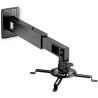 NEDIS projector wall mount / Full motion / load capacity 15kg / 360° rotation / 4 arms / steel / black