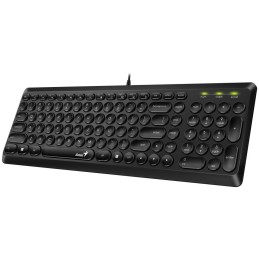 GENIUS Slimstar Q200/ Drátová/ USB/ černá/ retro design/ CZ+SK layout