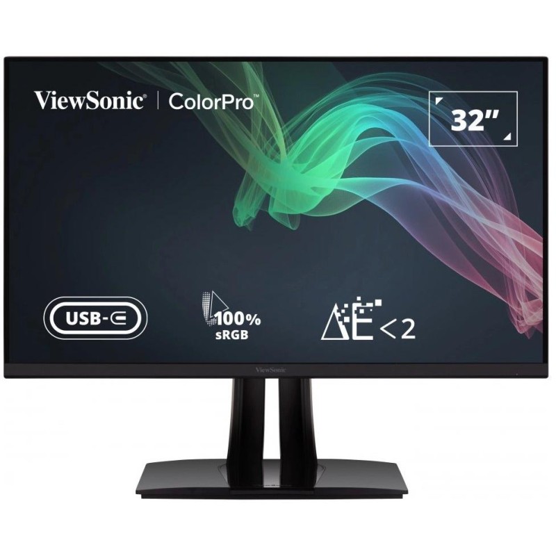 ViewSonic VP3256-4K / 32"/ IPS/ 16:9/ 3840x2160/ 5ms/ 350cd/m2/ DP/ HDMI/ 2xUSB-A/ USB-B / USB-C/ PIVOT/ Repro