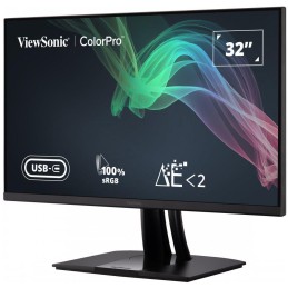 ViewSonic VP3256-4K / 32"/ IPS/ 16:9/ 3840x2160/ 5ms/ 350cd/m2/ DP/ HDMI/ 2xUSB-A/ USB-B / USB-C/ PIVOT/ Repro