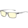 Okulary korekcyjne GUNNAR do biura/gier VERTEX READER GRAY CRYSTAL * soczewki bursztynowe * BLF 65 * +1 dioptrii