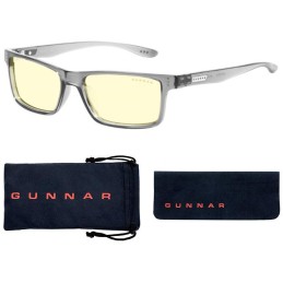 GUNNAR kancelářske/herní dioptrické brýle VERTEX READER GRAY CRYSTAL * jantárová skla * BLF 65 * dioptrie +2,5