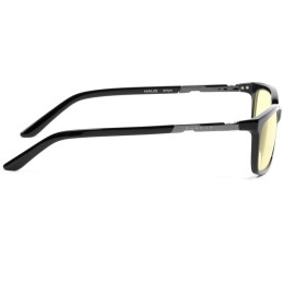 GUNNAR kancelářske/herní dioptrické brýle HAUS READER ONYX * jantárová skla * BLF 65 * dioptrie +1,5