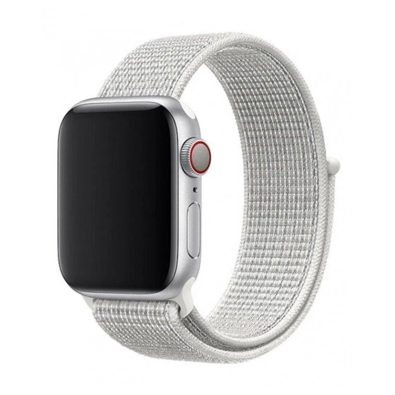 Swissten řemínek pro apple watch nylonový 38 / 40 / 41 mm bílý