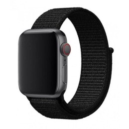 Swissten řemínek pro apple watch nylonový 38 / 40 / 41 mm černý