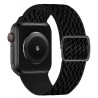 Swissten Armband für Apple Watch Nylon 38 / 40 / 41 mm schwarz (mit Schnalle)