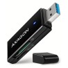 AXAGON MicroSD/SD SUPERSPEED Speicherkartenleser / CRE-S2N / USB-A 3.2 Gen1 /