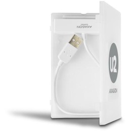 AXAGON pouzdro na 2,5" disk / ADSA-1S / USB 2.0 / SATA / USB-A / bílé