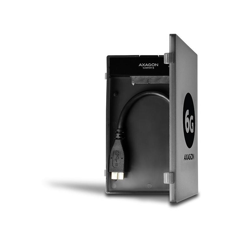 AXAGON pouzdro na 2,5" disk / ADSA-1S6 / USB 3.0 / SATA 6G / 0,1m