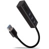 Hub AXAGON USB-A / HMA-CR3A / USB 3.2 Gen1 / 3x USB-A / MicroSD/SD / obudowa metalowa / 0,2 m