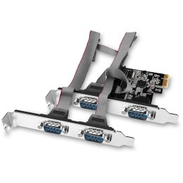 AXAGON PCIe řadič 4x sériový port (RS-232) / PCEA-S4N / 250 kbps / LP bracket