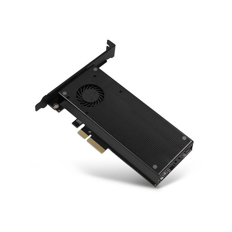 AXAGON slot adaptér do PCIe x4 na M.2 NVMe M-KEY nebo SATA B-KEY vč. chladiče / PCEM2-DC / low-profile