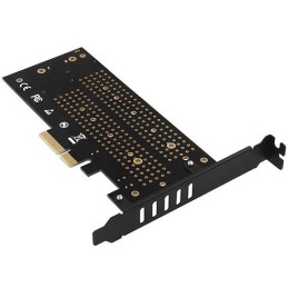AXAGON slot adaptér do PCIe x4 na M.2 NVMe M-KEY nebo SATA B-KEY vč. chladiče / PCEM2-DC / low-profile