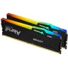 KINGSTON FURY Beast Black RGB 64GB DDR5 5600MT/s / CL40 / DIMM / Kit 2x 32GB