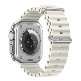 Swissten řemínek pro apple watch silikonový - marine straps 42 / 44 / 45 / 49 mm kamenně šedý