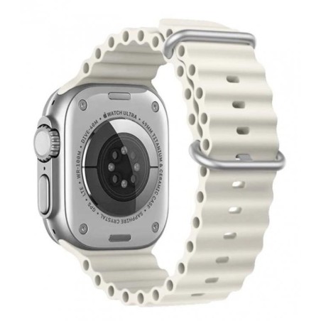 Swissten řemínek pro apple watch silikonový - marine straps 42 / 44 / 45 / 49 mm kamenně šedý