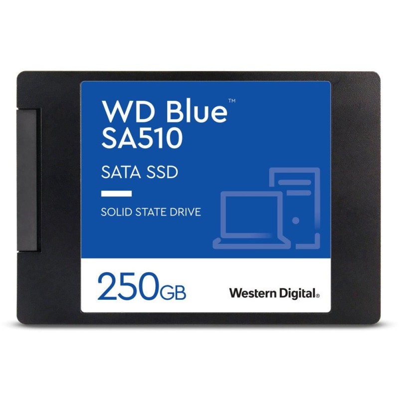 WD SSD BLUE SA510 250GB / WDS250G3B0A / SATA III / Interní 2,5" / 7mm